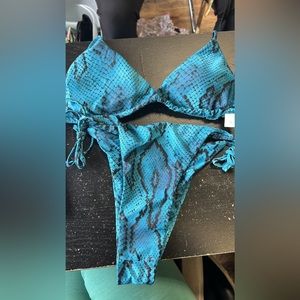 Introducing the "Midnight Sky" Two-Piece Bikini: A Blend of Elegance